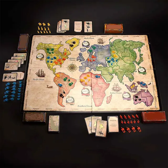 Indoor Kids Adults IQ Training Board Game Kill Time Family Logical Thinking Mutual PK Desktop Home Party Strategic Conquest 5