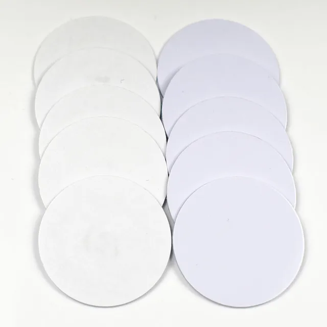 1pc 125khz RFID EM4305 T5577 Rewritable Coin Card Adhesive Sticker Copy Clone Card Diameter 25mm 3
