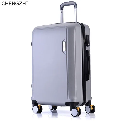 CHENGZHI 2" 22" 2" 26" дюймов ретро женский чемодан на колёсиках Spinner студенческие дорожные сумки ABS кабина пароль чемодан колеса - Цвет: 4
