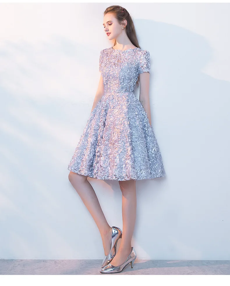 BacklakeGirls элегантное выпускное платье с круглым вырезом и коротким рукавом Vestido De Graduación Черное Красное Вечернее Платье На Выпускной платья