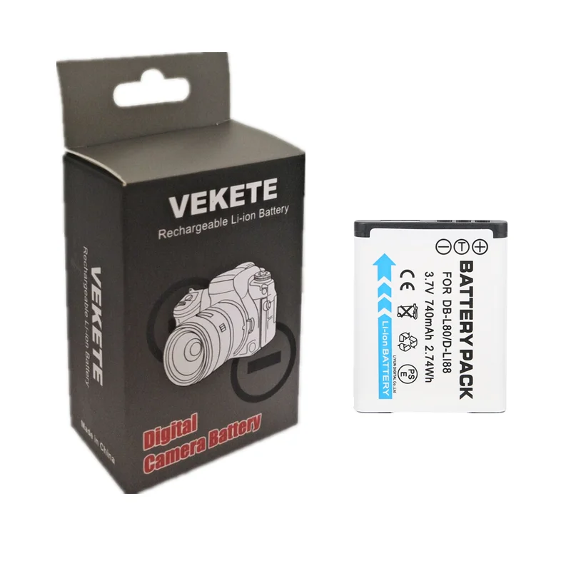 DB-L80 D-LI88 D LI88 DB-L80A Камера Батарея для Sanyo VPC-CG10 CG20 PENTAX VPC-CG88 CG100 DB-L80AU DBL80 дБ L80 |