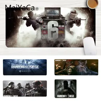 

MaiYaCa Custom Skin Rainbow Six Siege Comfort Mouse Mat Gaming Mousepad Laptop Gaming Lockedge Mice Mousepad