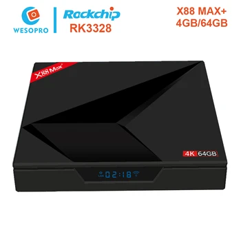 

X88 MAX Plus Android 9.0 TV Box Support Arabic French Portuguese German Italy Spain Dutch Belgium Sweden UK US CA IPTV M3U