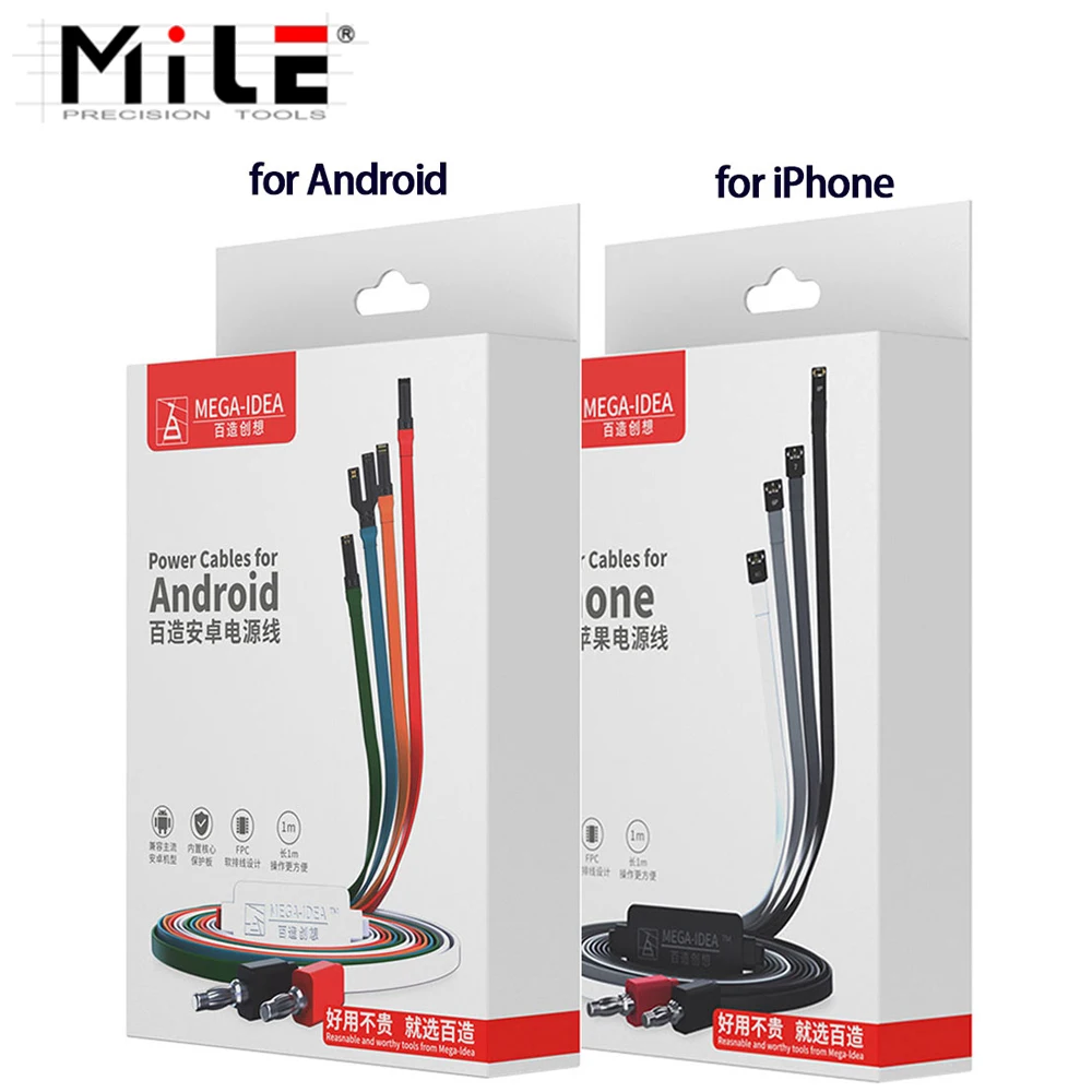 

Power Supply Test Line for iPhone Android X XR XS MAX 8 7 6P for Samsung xiaomi Huawei Phone One Button Activation Repair Wire