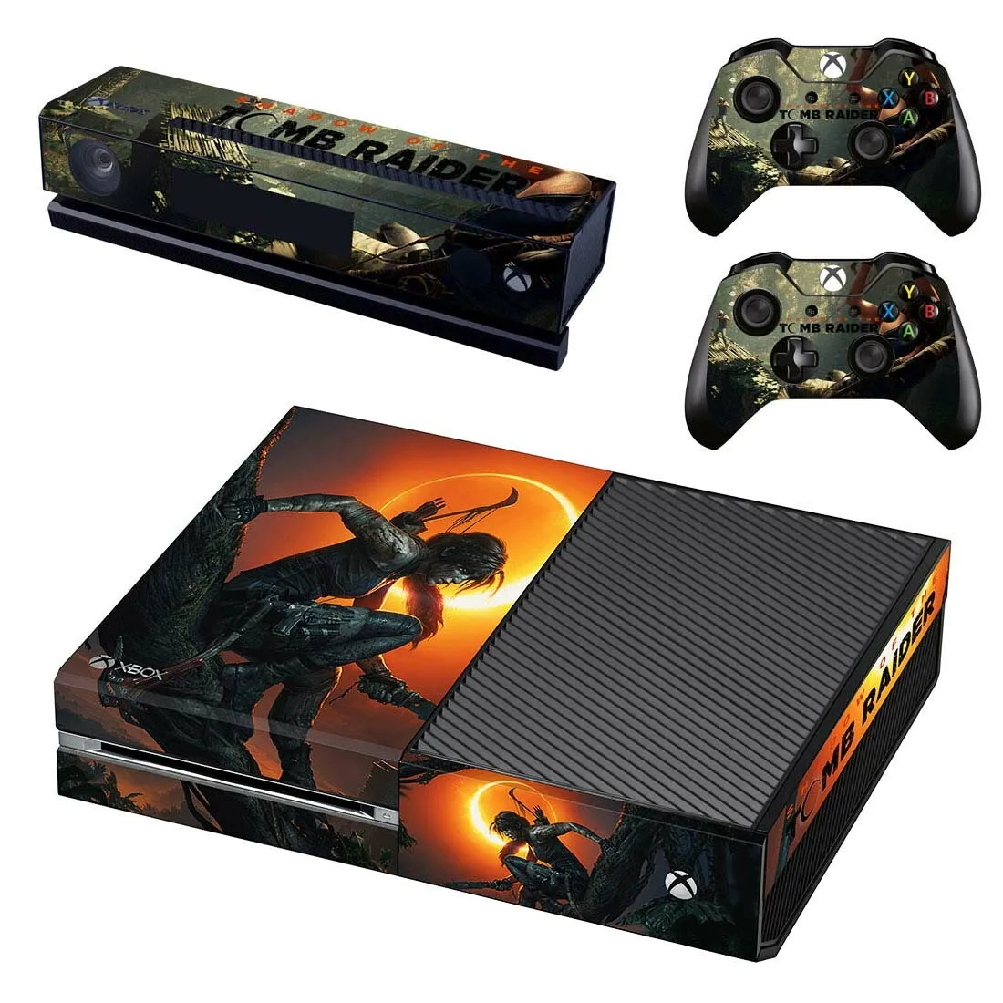Tomb Raider стикер s для xbox one виниловые наклейки на кожу стикеры Adesivo для xbox one консоль Kinect два контроллера Скины