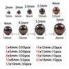 10~500pcs Brown Round Natural Wooden Beads 5/6/8/10/12MM Eco-Friendly wood Loose beads for Jewelry making bracelet craft DIY - 4