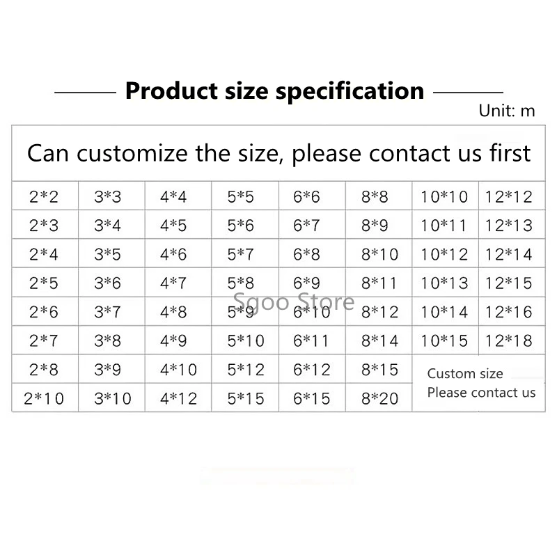 Description Picture 3 of item4 8 12 Pin Black HDPE Anti-UV Sun Shade Net Gazebo Shelter Outdoor Pergola Canopy Sun Cover Agriculture Greenhouse Sunshade Net