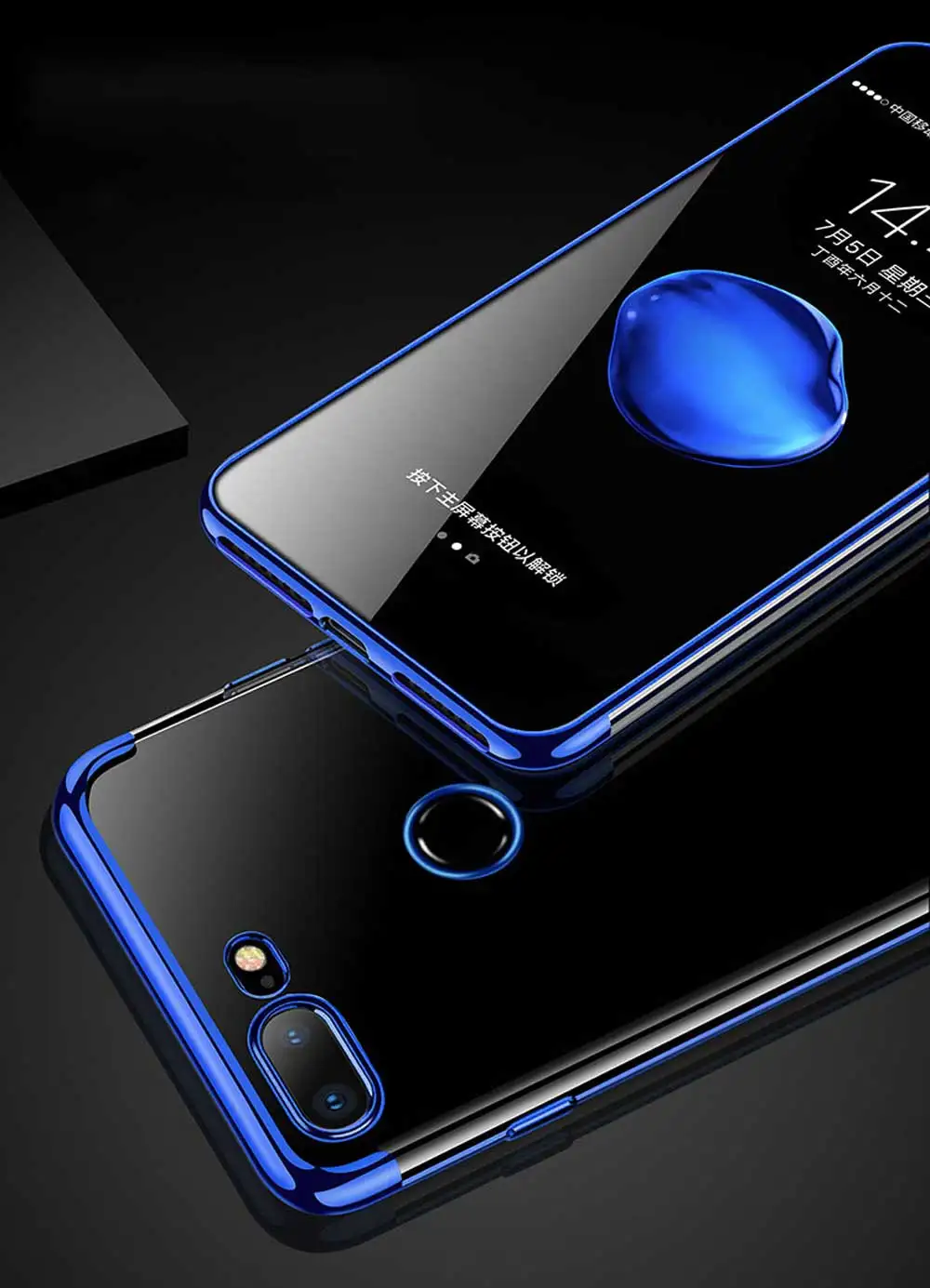 Чехол для huawei Honor 9 Lite, мягкий чехол из ТПУ и силикона, Роскошный прозрачный чехол для Honor 9 Lite