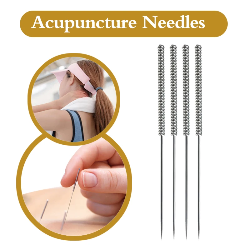 free shipping acupuncture Needle 500 pieces disposable sterile needle with tube massager chinese acupuncture needles