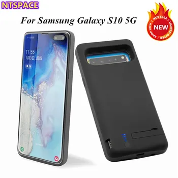 5000 サムスンギャラクシー S10 プラス S10e ポータブル電源銀行サムスンギャラクシー S10 ワイヤレス磁気バッテリー充電器ケース