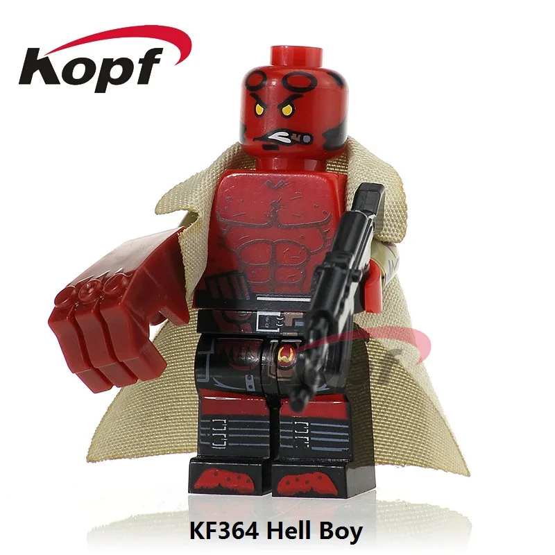 

Single Sale KF364 Hell Boy Super Heroes Guardian Alpha Flight Luke Cage Prowler Building Blocks Collection Toys for children