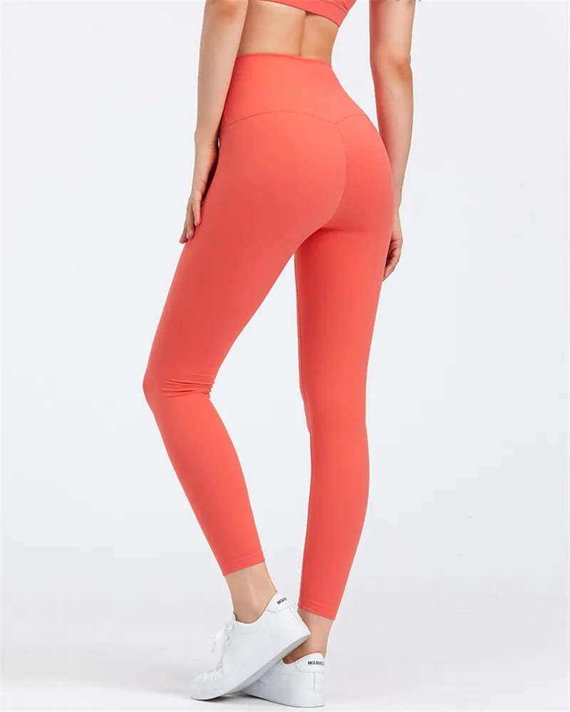 Lulu Quality Leggings Sport Women Fintess Tight High Waist Yoga Pant Butter Soft Gym Clothe 100%squat Proof Compression Athletic