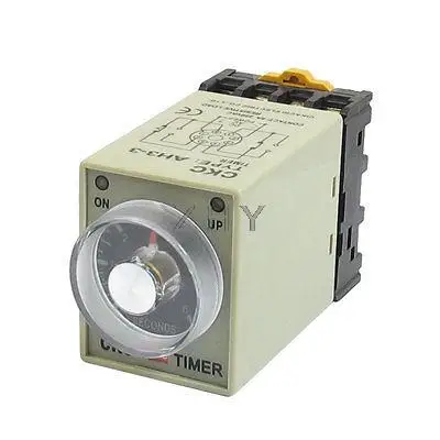 

AH3-3 24VDC Power On 0-6s 6 Second Delay Timer Time Relay + Socket