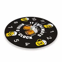 Beer o'Clock Tavern Modern Design Wall Clock Bar Pub Sign Decor Beer Lovers Brew Drinker Man Cave Artwork Decorative Wall Watch 2