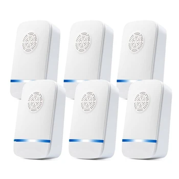 

6 Pack Ultrasonic Pest Repeller - Upgrade CHIP - Electronic Pest Repellent, Mouse Repeller Plug in Pest Control US Plug