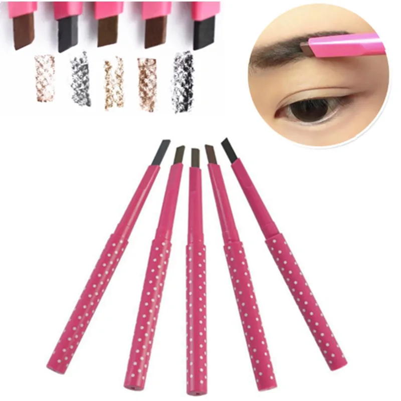 Водостойкий коричневый карандаш для бровей женщин и дам подводка пудра