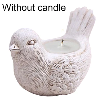 

Wedding Holder Bird Ornaments Resin Candlestick Craft Birthday Party Decoration European Style Home