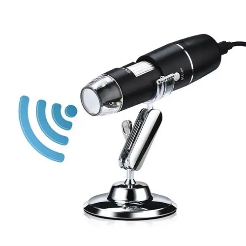 Wifi 1000X Wifi цифровой микроскоп Лупа камера 8LED w/подставка для Android IOS Microscopio Лупа электронная стерео USB камера - Цвет: Wifi