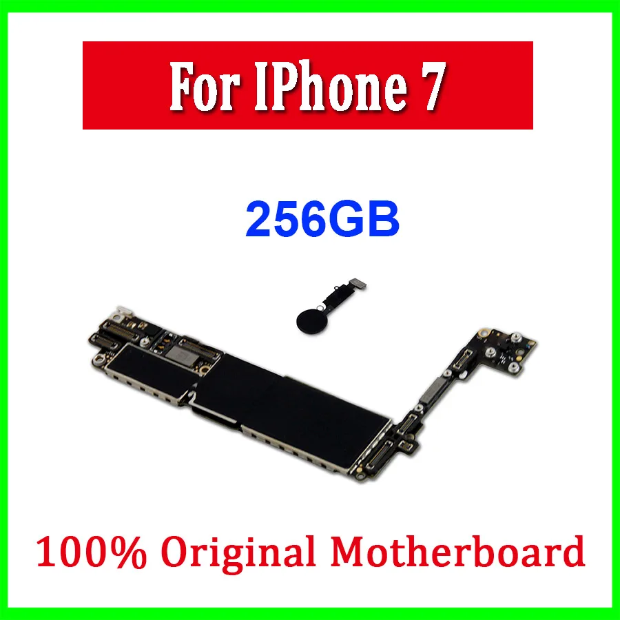 Для iPhone 7 logic board оригинальная разблокированная материнская плата для с сенсорным
