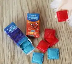 2 box condom 1/12 масштаб ролевые игры миниатюрный кукольный домик супермаркет магазин кукла еда напиток Декор Аксессуары игрушка - Цвет: 2 box condom