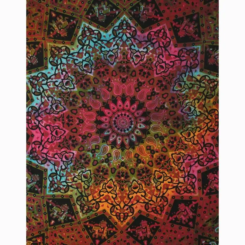 Boho геометрический принт ковер пляжный коврик для пикника спальное одеяло гобелен