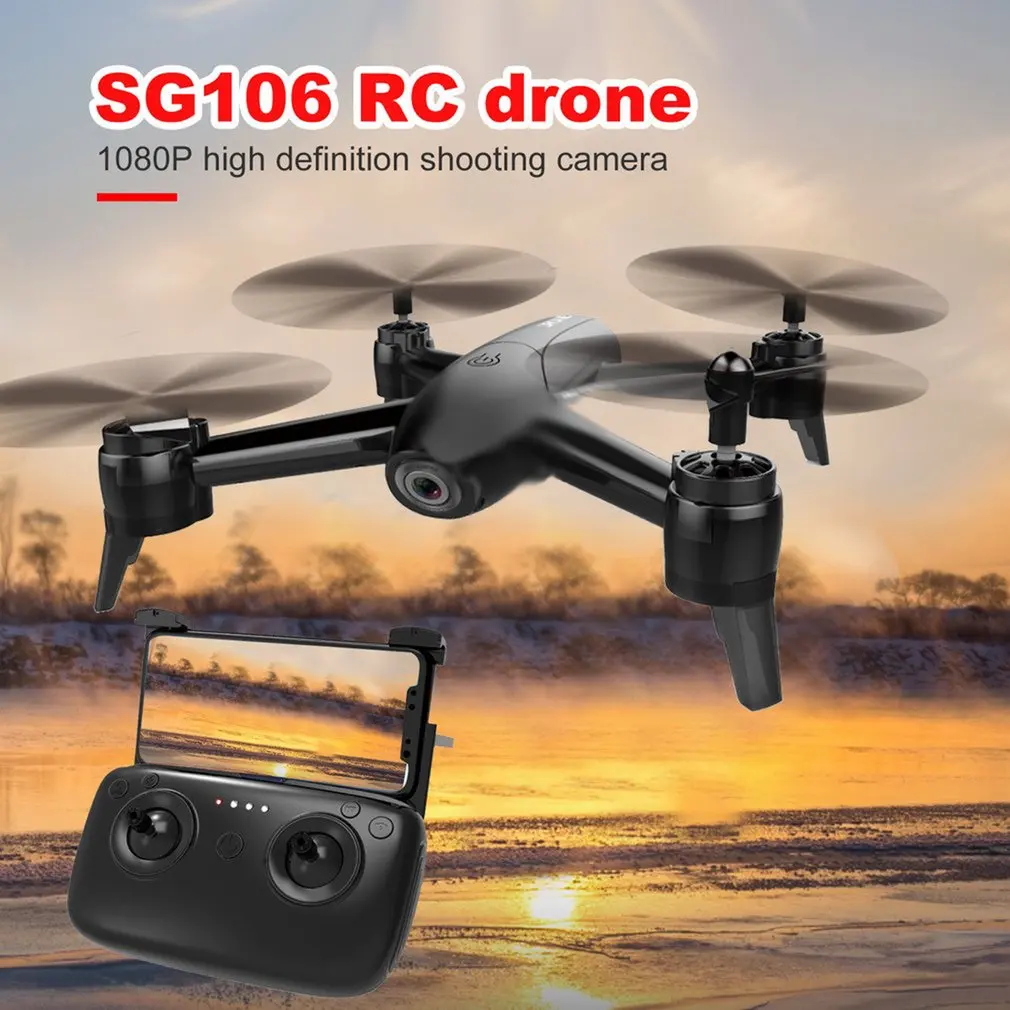 SG106 WiFi FPV RC Дрон 720P камера оптический поток 1080P HD Двойная камера воздушная видео RC Квадрокоптер самолет Квадрокоптер игрушки для детей
