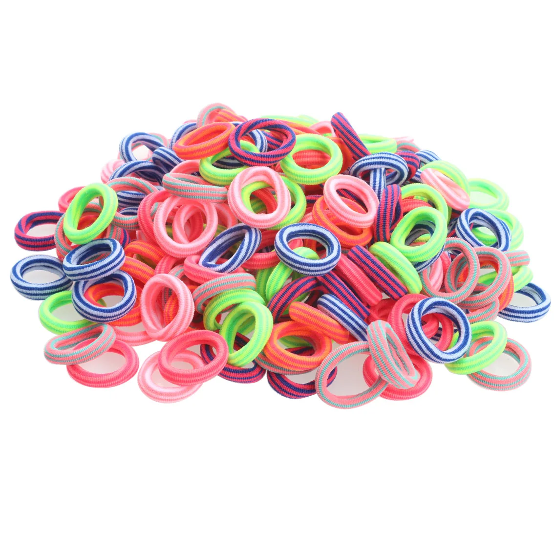

50/100pc Girls Colorful Nylon Small Elastic Hair Bands Ties Children Ponytail Holder Rubber Bands Headband Kids Hair Accessories