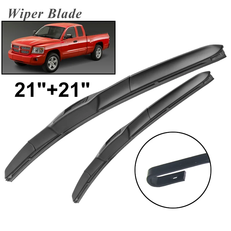

Okowiper RHD & LHD Front Wiper Blades For Dodge Dakota 2004 - 2010 Windshield Windscreen Front Window 21"+21"