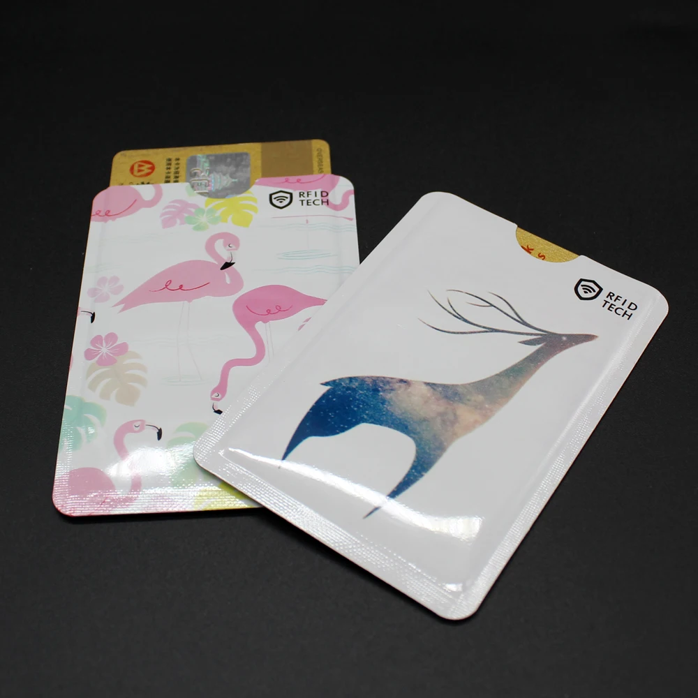 Anti Rfid Blocking Reader Lock Card Holder Unisex ID Bank Card Case Aluminium Metal Anti-theft
