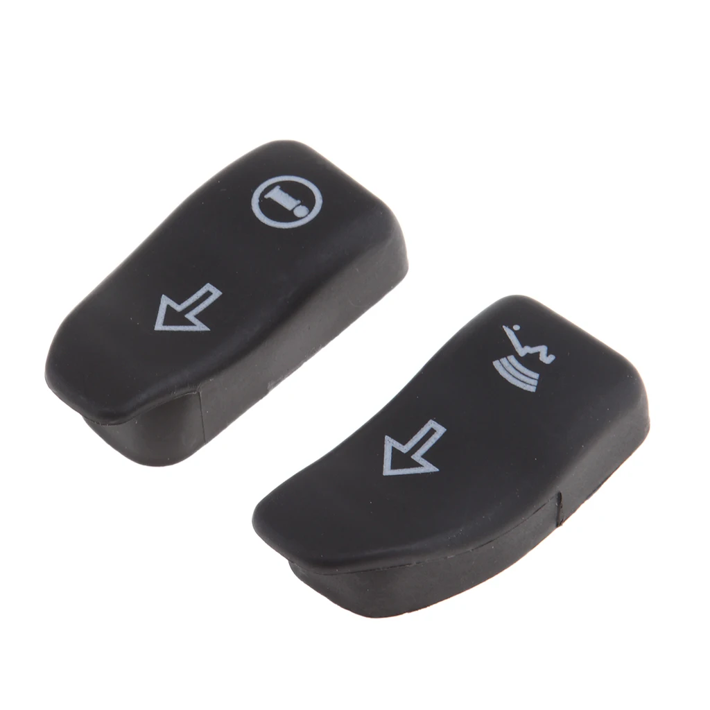 Black Hand Control Switch Housing Cover Cap Set For 2014-2018 Harley Touring