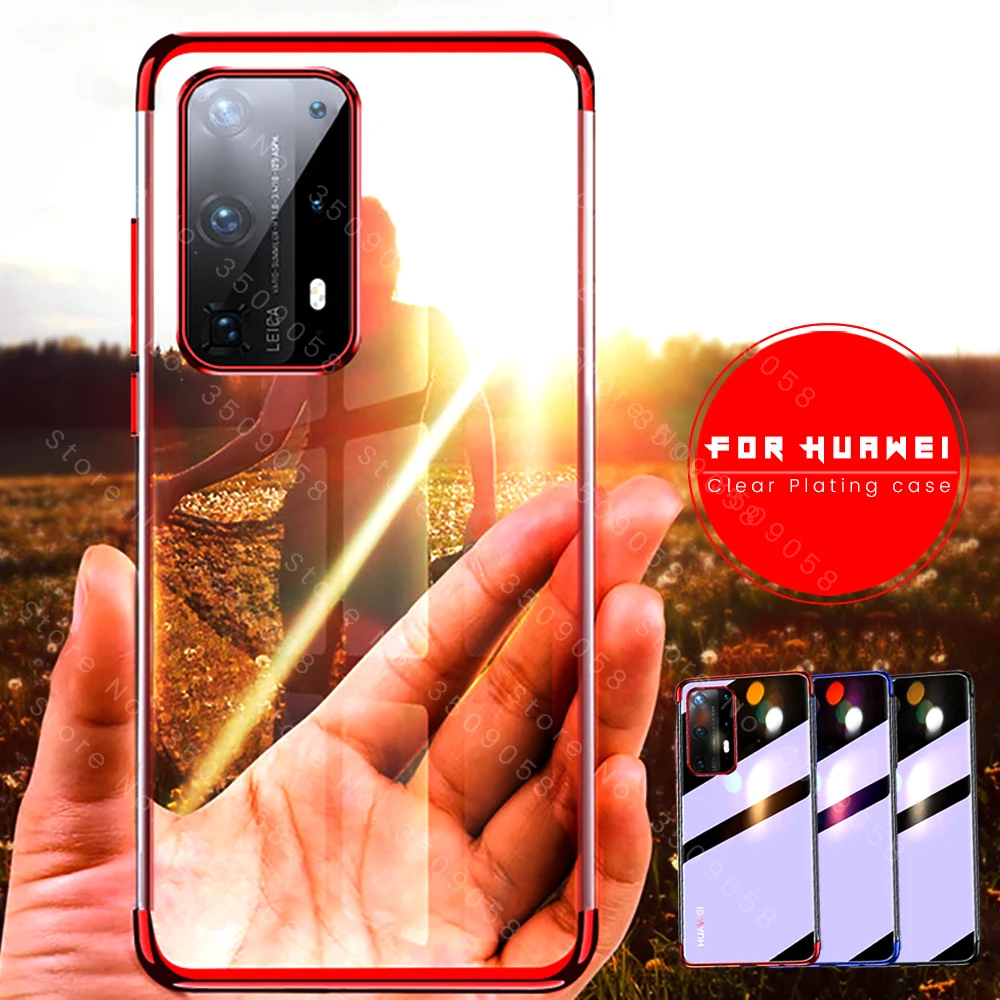 Сверхтонкий ударопрочный чехол Hauwei P 40 Lite с покрытием для Huawei P40 Light Pro 40P