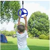 Kids Fitness Toys Outdoor Hanging Wheel Arm Strength Training Equipment Swings Line Training Accessory Kids Climbing Tool 1