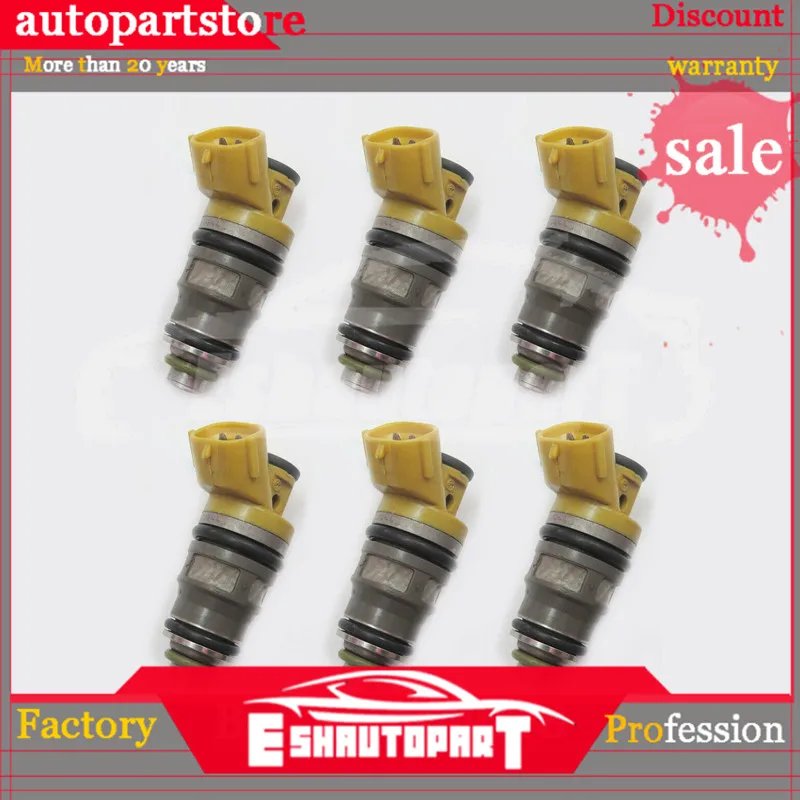 6 шт. топливный инжектор 88-93 92-96 2 2.0L 23250-46020 23209-49015 для Toyota для Cresta Mark