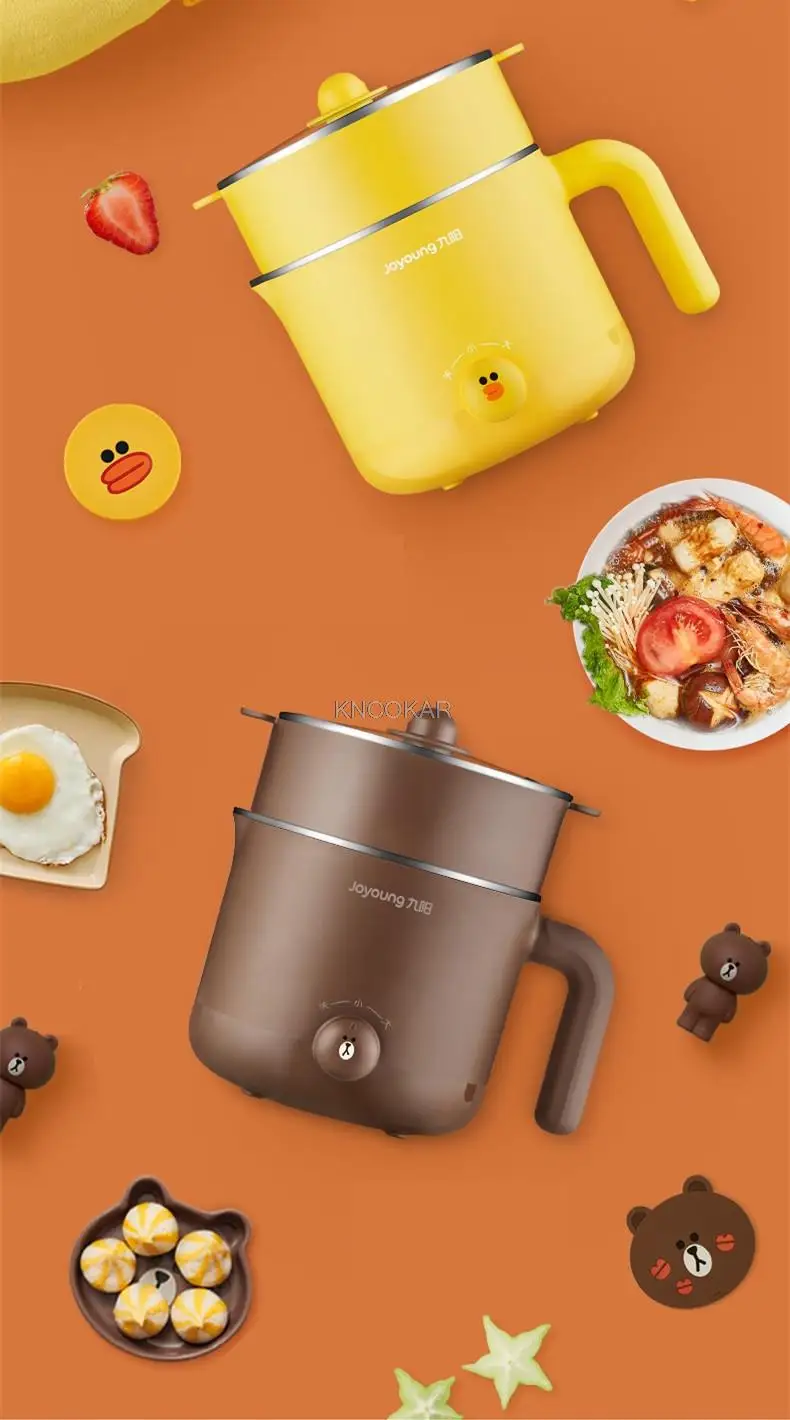 Description Picture 4 of item220V Mini Electric Multi Cooker Portable Electric Rice Cooker Hotpot Cooking Machine Electric Hot Pot EU/AU/UK/US Plug