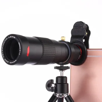

22 Times Phone Long Telephoto Lens Universal Outdoor Photo Shoot External Lens With Tripod New