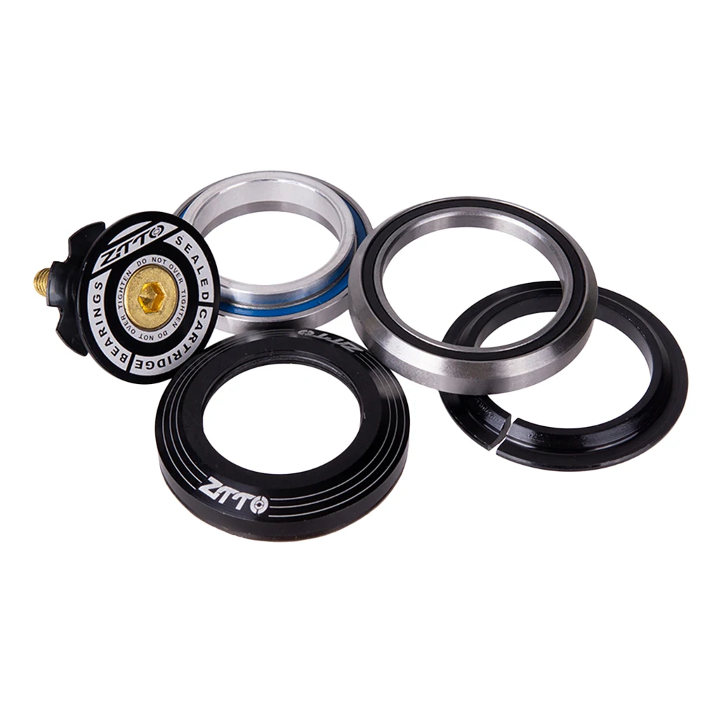 Alloy Headset Bicycle Threadless Steer Tube Tapered Fork Bearing Head Set
