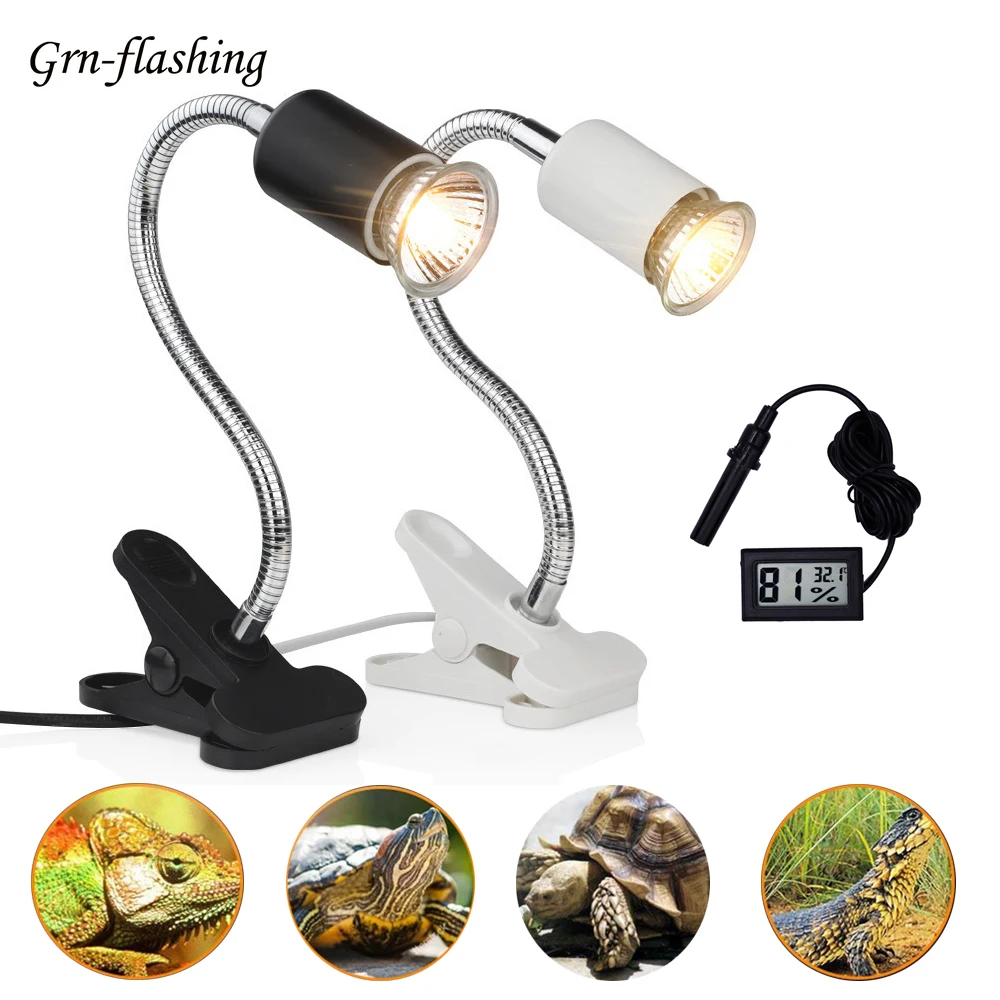 Clip-Light Basking-Lamp Lizard Turtle Pet-Heating Snake Reptile-Uva UVB Tortoise Animal