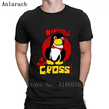 

Mr Flibble Is Very Crosses T Shirt Letter O Neck Loose Personalized Spring Short Sleeve Humor Cool Shirt