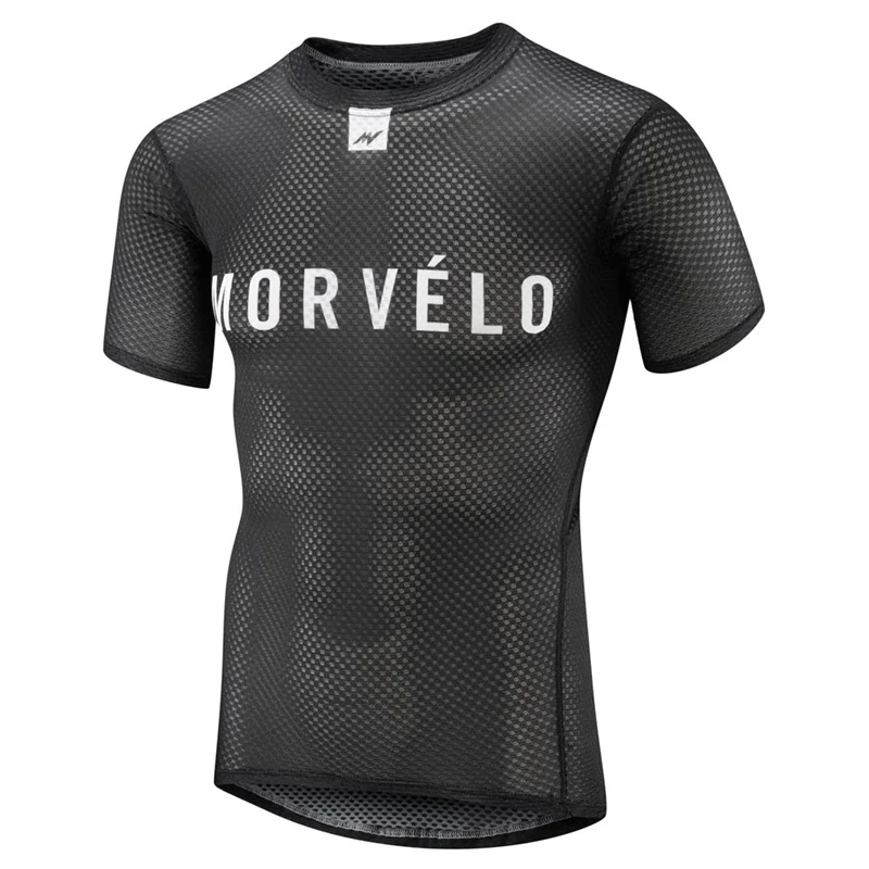 Morvelo Go Pro Сверхлегкая сетчатая ткань для велоспорта, базовый слой, велоезда по дорогам на MTB, нижнее белье, быстросохнущая дышащая майка под жилет, велосипедная рубашка