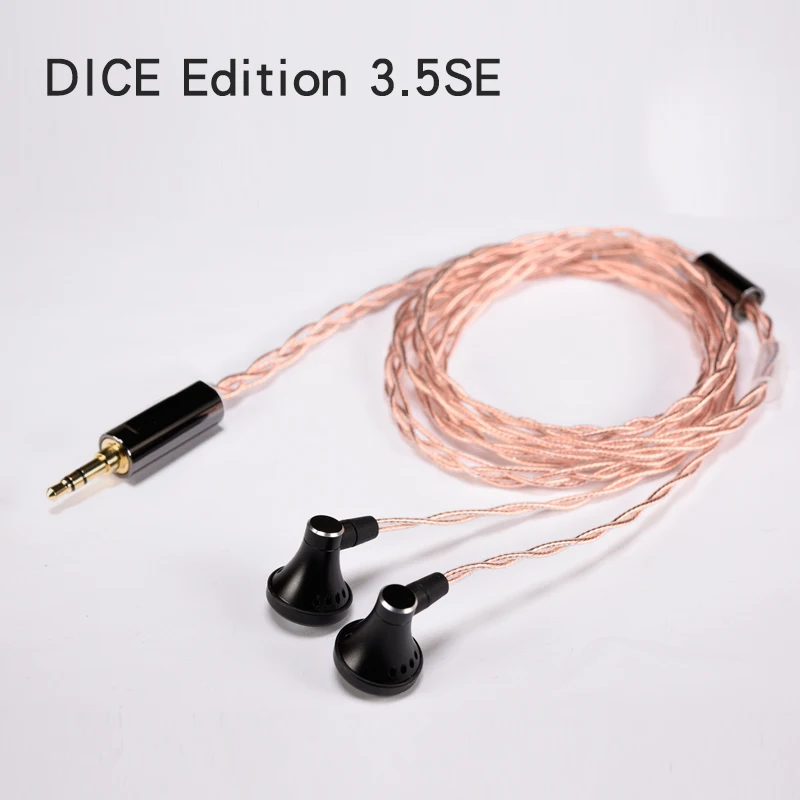 Venture Electronics VE Sun Высокое сопротивление HIFI наушники вкладыши - Цвет: SUN DICE  3.5SE
