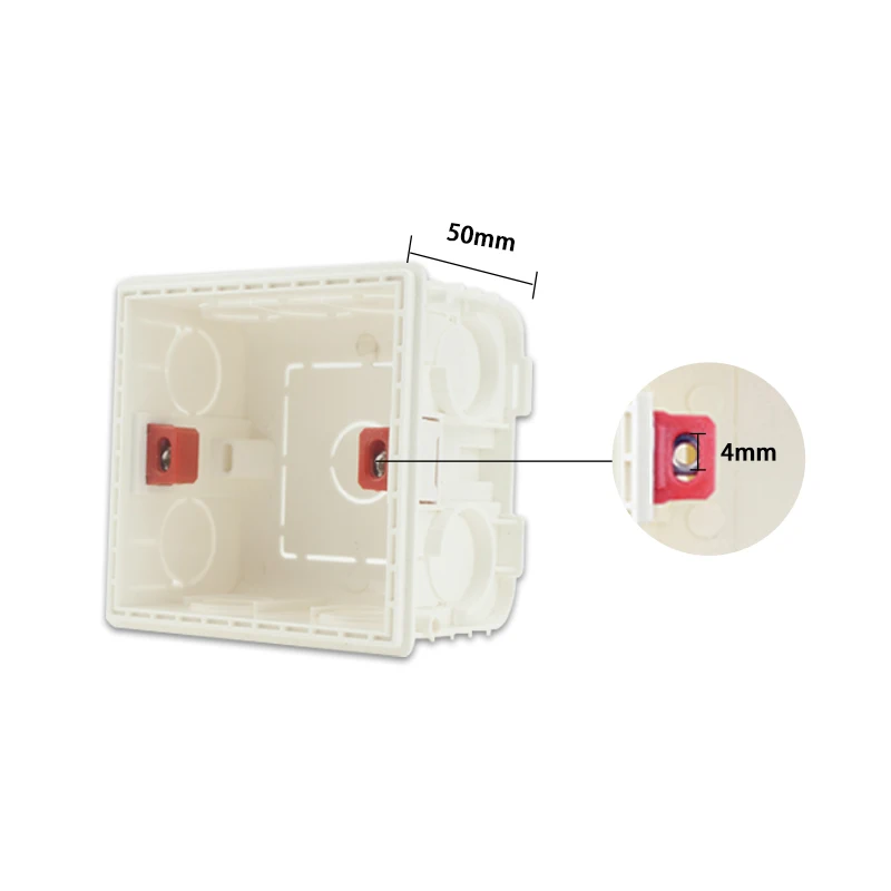 Wall Switch Box Electrical Outlet Flush Mount 86 Type, 57 OFF