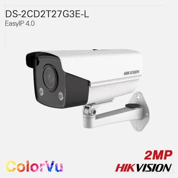 

Hikvision Original IP Camera DS-2CD2T27G3E-L ColorVu 4/6mm Fixed lens F1.0 2MP H.265+ Warm LED Bullet IP67 120dB WDR