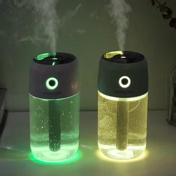 

New Portable 300ML humidifier USB ultrasonic dazzling cup aromatherapy machine sprayer cold mist machine air humidifier purifier