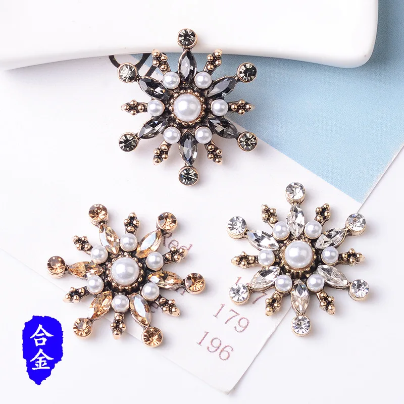 

30 шт./лот новый сплав Подсолнух Сделай Сам Шарм ручной работы головной убор аксессуары