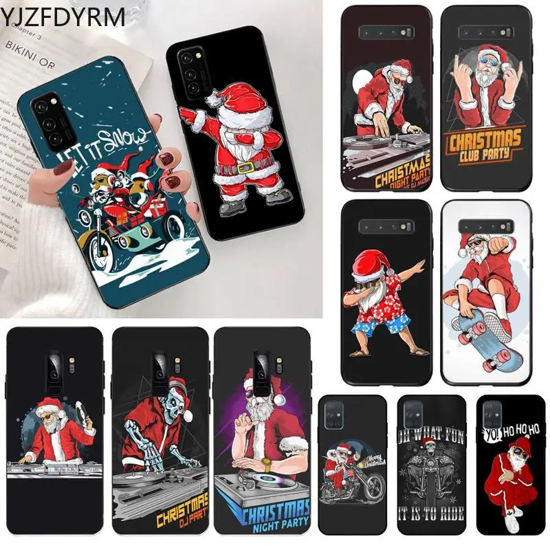 

YJZFDYRM Creative Christmas Phone Case for Samsung S20 plus Ultra S6 S7 edge S8 S9 plus S10 5G lite 2020