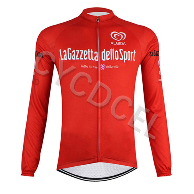 Tour de Italy, Мужская велосипедная футболка с длинным рукавом Pro team, одежда для велоспорта
