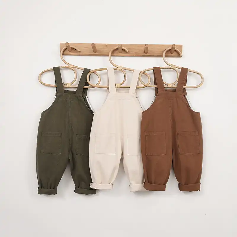 kids tan jumpsuit