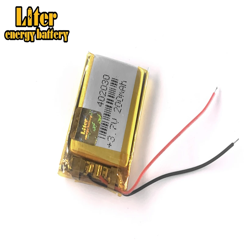 Литиевая батарея 3 7 в 200 мАч 402030 042030 MP3 MP4 MP5 GPS bluetooth полимерная аккумуляторная