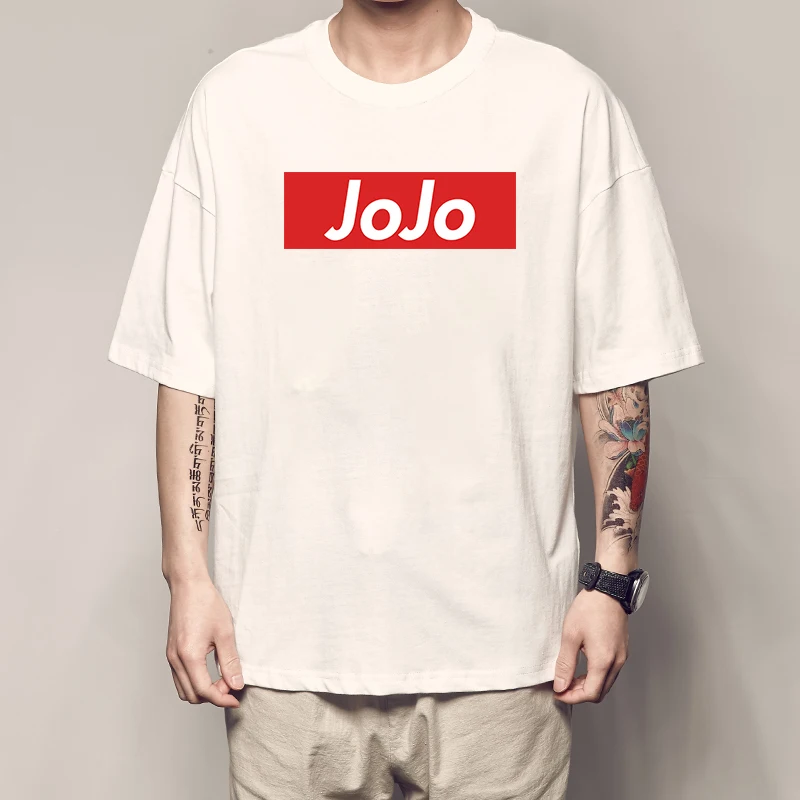 shirts JOSKUE Anime White T shirt 