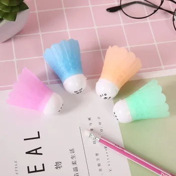 

1PC cartoon badminton pencil sharpener knife promotional gift stationery student double control cartoon pencil sharpener